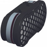Maskifilter CleanSpace A2P3, must v.