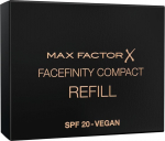 Kompaktne pulber, t&auml;iendamiseks Max Factor Facefinity Compact Refill, SPF 20, warm porcelain, 31, 10 ml