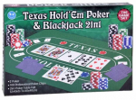 Pokkerim&auml;ng t&auml;iskasvanutele 2in1 Texas Holdem & BlackJack GR0706, EN