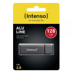 USB m&auml;lupulk Intenso Alu Line, antratsiit v., 128 GB