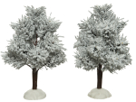 J&otilde;uludekoratsioon, 21 cm, valge v., 2 tk