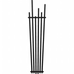 Veek&uuml;tte r&auml;tikuradiator Mexen Omaha, must v., 42 cm x 180 cm, 655 W