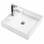 Vannitoa kraanikauss Mexen Blanca, keraamiline, 44 cm x 44 cm x 10 cm, valge