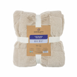 Pleed Domoletti Mink Relief, pruunikas, 150 cm x 200 cm