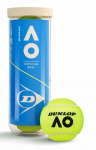 Tennisepallide komplekt Dunlop Australian Open GrandSlam, kollane v., 3 tk