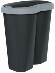Sorteerimiskast Keden, 40L l, must v./hall v.