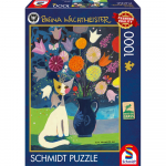Pusle Schmidt Rosina Wachtmeister White Cat 58656, 69.3 cm x 49.3 cm, 1000 tk, mitmev&auml;rviline