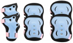 Laste kaitsmete komplekt Spokey Shield, M, must v./roosa v./helesinine v.
