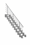 Trepp Minka Modulario Mini 45101, 80 cm x 300 cm