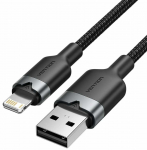Juhe Vention LANBF, Lightning/USB Type A, 100 cm, must v.