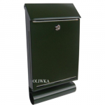Postkast C-4N 700, roheline v., 6.5 cm x 24.5 cm x 38.5 cm
