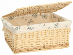 Korv Home4you Willi Emma 88827, puuvill/paju, 42 cm x 33 cm, pruunikas v.