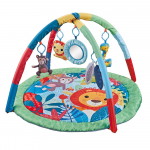 Tegevusmatt BabyTrold Animals, 82 cm x 82 cm, roheline v./mitmev&auml;rviline