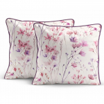 Dekoratiivpadjap&uuml;&uuml;r JSJM-05, roosa v./violetne v., 40 cm x 40 cm, 2 tk