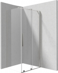 Du&scaron;ikabiin Deante Prizma, ristk&uuml;lik, aluseta, 120 cm x 80 cm x 195 cm, kroom v./karastatud