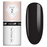 H&uuml;briidk&uuml;&uuml;nelakk Semilac Easy Off L24 Diamond Black, 7 ml
