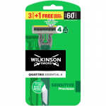 Raseerija Wilkinson Sword Quattro Essential 4, 4 tk