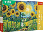 Pusle Trefl Walk among the Sunflowers, 41 cm x 27 cm, 100 tk