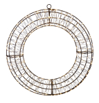 Dekoratsioon LED-valgustusega, 50 cm, metallik must v.