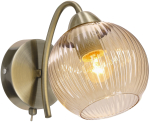 Valgusti seinale Candellux Lighting Pascal 21-51783, E27, 1 x 40 W, merevaigu-kollane v. / pruun v.