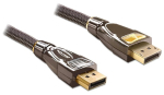 Juhe Delock Displayport 1.2 to Displayport 1.2 Displayport 1.2 male, Displayport 1.2 male, 1 m