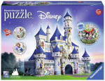 3D-pusle Ravensburger 216 Disney Castle 125876, 45 cm x 27 cm, 216 tk, mitmev&auml;rviline