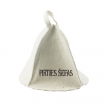 Saunam&uuml;ts Flammifera, vill, 38 x 38 cm, valge