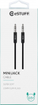Juhe Estuff ES608001-05M-BLACK 3.5mm Male, 3.5mm Male, 0.5 m, must