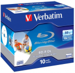 Andmekandja Verbatim BD-R, 50 GB, 10tk