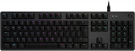Juhtmega m&auml;nguklaviatuur Logitech G512 Lightsync RGB Brown, EN, must v.