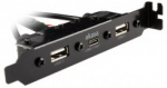 Adapter Akasa AK-CBUB53-40BK, 100 g, must v.