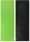 Fitness- ja joogamatt HMS MFK03, must v./roheline v., 180 cm x 60 cm x 1.5 cm