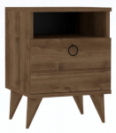 &Ouml;&ouml;kapp Kalune Design Barlo Walnut, p&auml;hklipuu v., 55 cm x 40 cm x 36.8 cm