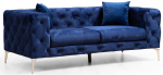 Diivan Hanah Home Como, sinine v., 197 x 90 cm x 73 cm