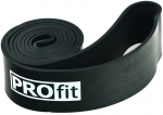 Takistuskumm PROfit Power Band, 208 cm x 64 cm x 4.5 cm, must