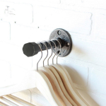 Riidekonks Kalune Design Boru Raf 109, 15 cm x 8 cm, &Oslash; 8 cm, must v.