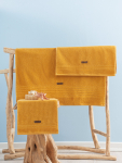 Vannir&auml;tikute komplekt Foutastic Wellness Towel Set 338CTN1510, kollane v., 150 cm x 75 cm, 3 tk