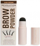 Kulmude v&auml;rv Makeup Revolution London Stamp & Stencil, 0.65 g, tumepruun v. dark brown