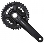 Eesmine hammasrattaplokk Shimano Acera FC-MT210-2, metall, must