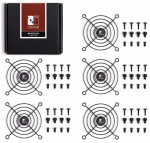 Ventilaatori v&otilde;re Noctua NA-FG1-8 Sx5 80mm, must v., 5 tk