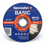 Nurklihvija l&otilde;ikeketas Specialist+ Basic, 125 mm x 1 mm x 22 mm