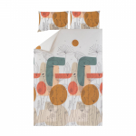 Voodipesukomplekt Domoletti Geometrix, mitmev&auml;rviline, 200 x 220 cm