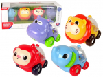 Arendav m&auml;ng Huanger Bouncing Animal Car, 9 cm, mitmev&auml;rviline, 4 tk