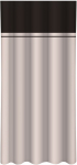 &Ouml;&ouml;kardin ZMH-141, heleroosa v./tumepruun v., 160 cm x 250 cm