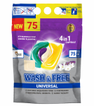 Pesukapslid Wash&Free, 75 tk