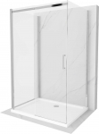 Du&scaron;ikabiin Mexen Omega 825-140-080-01-00-3s-4010, 3-seinaline, ristk&uuml;lik, 80 cm x 140 cm x 190 cm