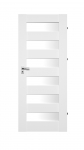 Siseukseleht Domoletti TRIADA, parempoolne, valge v., 203.5 x 64.4 x 4 cm