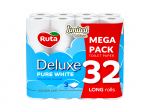 Tualettpaber Rūta Pure White Deluxe, 3 kiht, 32 tk
