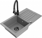 K&ouml;&ouml;givalamu koos kraaniga Mexen Pablo Elia, graniit, 75.2 cm x 43.6 cm x 16.1 cm, must/hall