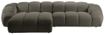 Nurgadiivan Micadoni Home Diana Son12, pruun v./hall v., vasak, 334 x 182 cm x 72 cm